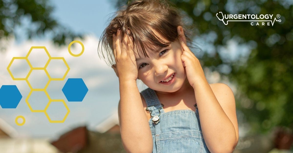 little girl with earache